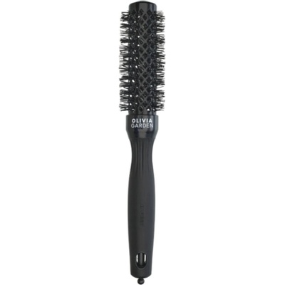 Olivia Garden Expert Blowout Shine Round Brush Black 25 mm