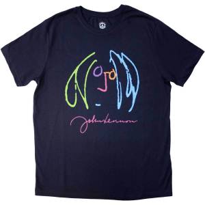 John Lennon Self Portrait Full Colour Navy Blue XL Риза (JLTS24MN04)