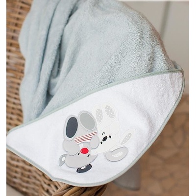 InterBaby froté Pejsek 100x100 Šedá