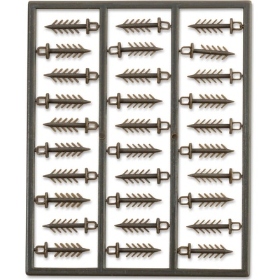 Anaconda hroty Micro Barb Boilie Spikes army zelená 60ks