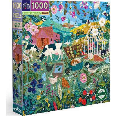 eeBoo - Puzzle English Hedgerow - 1 000 piese