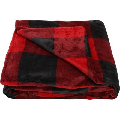 Sconto Deka RODINNÁ DEKA červenočierna 200x300