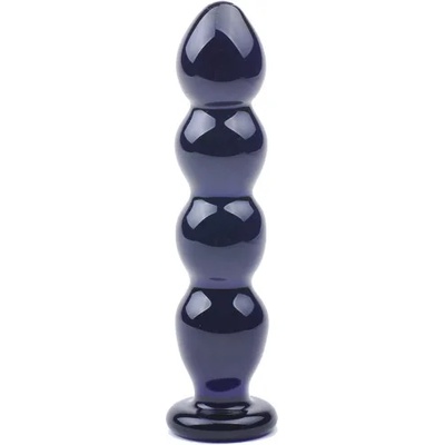 Guilty Стъклено дилдо с топчета "analissimo" 14 см