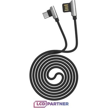 Data кабел Hoco U42 exquisite steel type-c charging data cable- Черен