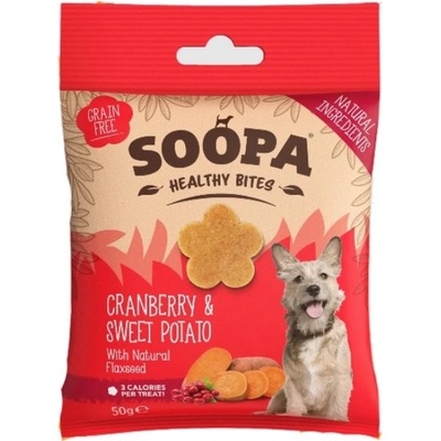 Soopa Healthy Bites maškrty s brusnicami a batátmi 50 g