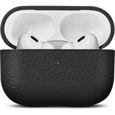 Woolnut Кожен кейс за AirPods Pro 2 от Woolnut - черен (K-WN-APP2-C-2007-BK)