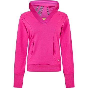 PUMA Graphic Hooded Sweat Womens - Pink