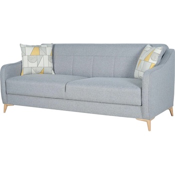 Разтегателен диван Empoli тройка светлосив