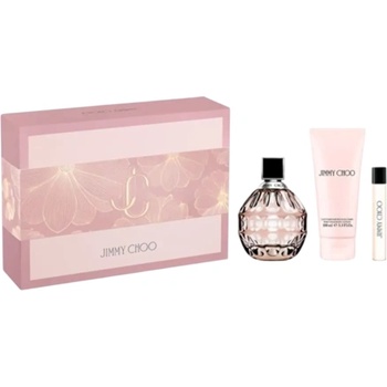 Jimmy Choo Eau de Parfum подаръчен комплект за жени, EDP 100 мл + мини EDP 7.5 мл + лосион за тяло 100 мл