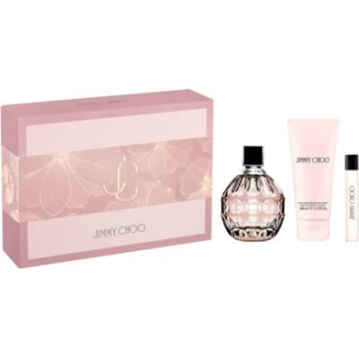 Jimmy Choo Eau de Parfum подаръчен комплект за жени, EDP 100 мл + мини EDP 7.5 мл + лосион за тяло 100 мл