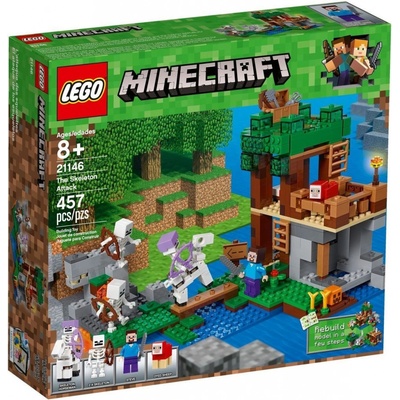 LEGO® Minecraft® 21146 Útok kostlivcov