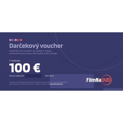 Darčeková poukážka 100 €