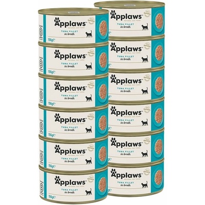 Applaws cat s tuniakom vo vývare 12 x 156 g