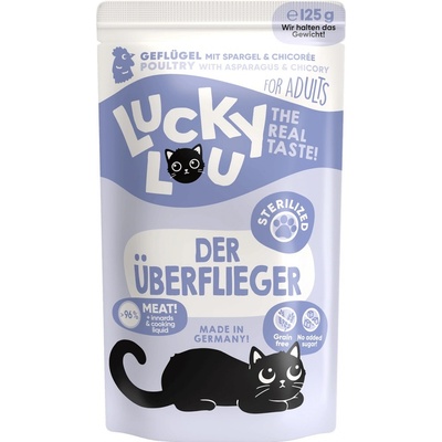 Lucky Lou Sterilized drůbež a chřestem 125 g