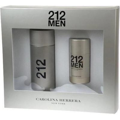 Carolina Herrera 212 EDT 100 ml + deostick 75 ml pre mužov darčeková sada
