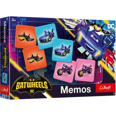 Trefl Настолна игра Memos: Batwheels - Детска (02706)