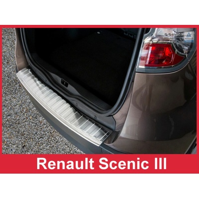 Nerez kryt- ochrana prahu zadného nárazníka Renault Scenic III 2009-2016