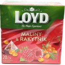 Loyd Bylinno ovocný čaj aromatizovaný s príchuťou maliny s rakytníkom 20 x 2 g