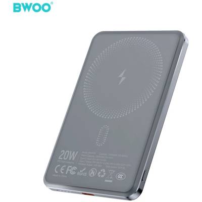 WEKOME P79 ултратънък Power Bank 5000 mAh, сив (BO-P79 DGY)