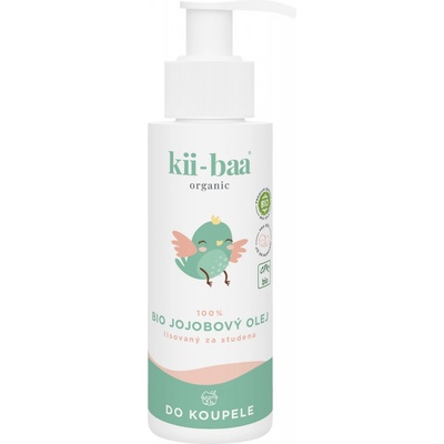 kii-baa organic 100% bio jojobový olej 100 ml