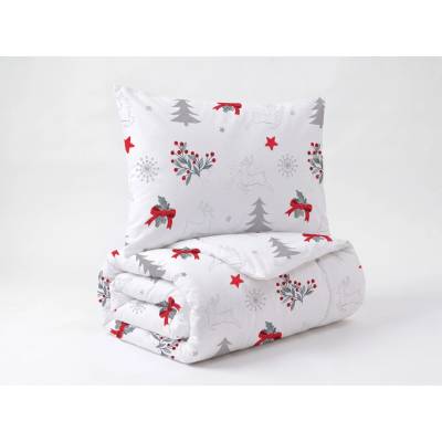 Brotex Vianočné obliečky bavlna Klaudia 140x220 70x90