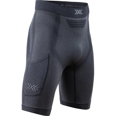 X-Bionic Мъжки шорти за бягане X-Bionic Xceed Run Short Tights Running shorts - X Black / Rhino Grey - размер M (012-3503-0212)