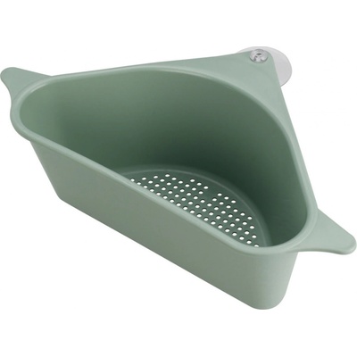 EH Excellent Houseware Rohový odkapávač do dřezu, cedník, zelený zelený