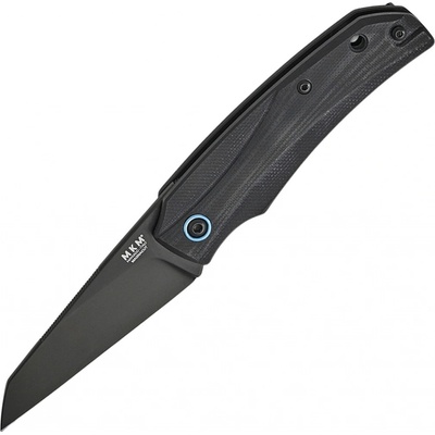 MKM ICE – MAGNACUT BLACK PVD bld - BLACK G10 hdl, S/S LINER Linerlock MK IC-GBKB