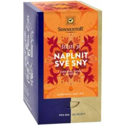 Sonnentor Štěstí je naplnit své sny kořeněná směs bio 30,6 g