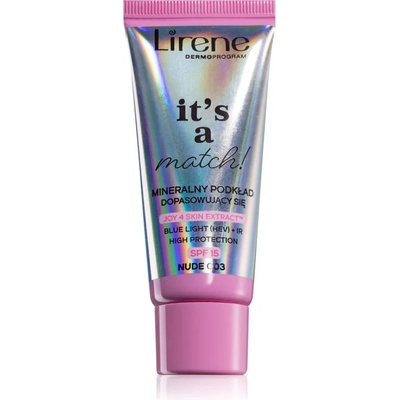 Lirene Mineral минерален тониращ крем за нормална към смесена кожа SPF 15 nude 30ml
