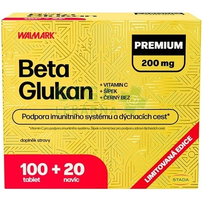 Walmark Beta Glukan 200 mg 100 + 20 tabliet Promo 2024