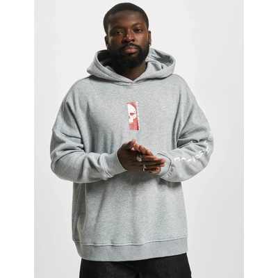 Thug Life Мъжки широк суичър с качулка в сив цвят Thug Life Hoodie SaboteurUB-TLHD185T-00111 - Сив, размер S