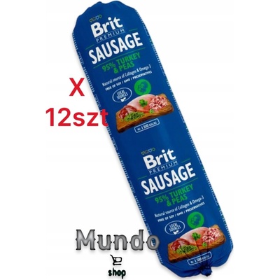 Brit Premium Sausage Turkey 800 g