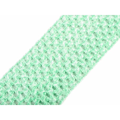 Síťovaná pruženka šíře 7 cm - mint