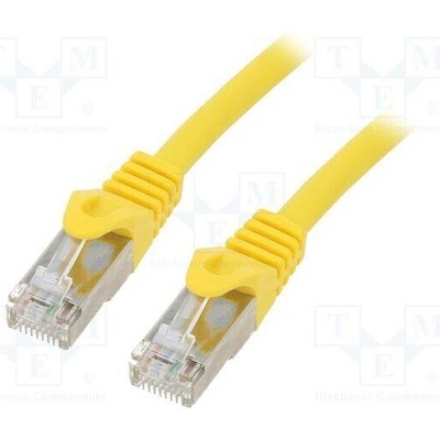 Gembird PP6A-LSZHCU-Y-0.5M Patch, RJ45, cat. 6A, SFTP, LSZH, 0,5m, žlutý
