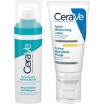 CeraVe Комплект - Серум с ретинол и Хидратиращ крем, SPF30, 30 + 52 ml