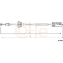 Hriadeľ tachometra COFLE S20003 S20003