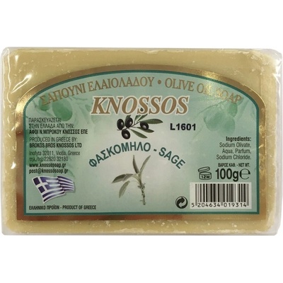 Knossos Olivové mýdlo šalvěj 100 g