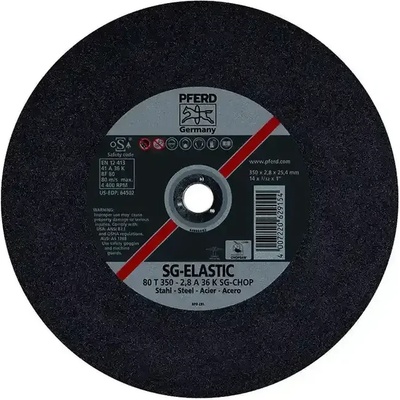 Pferd Диск карбофлексов за метал pferd a36k, 350мм, 2, 8мм (0066323570)