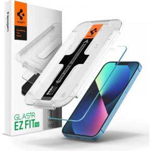 Spigen iPhone 16e SPIGEN EZ FIT HD екранен протектор стъкло 2.5D, 9H + рамка, TRANSFER AGL03724 (AGL03724)