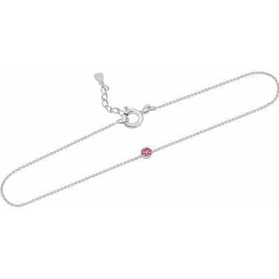 Eppi Strieborný minimalistický náramok so zafírom Lepio BR47271