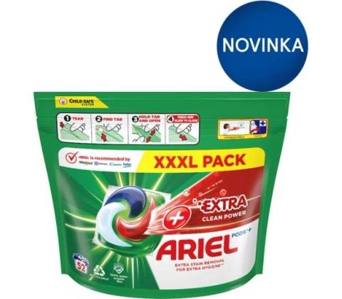 Ariel +Extra clean kapsule 52 PD