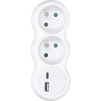 Image 1 of Solight 2 Plug + 2 USB (P100USBC)