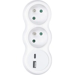 Solight 2 Plug + 2 USB (P100USBC)