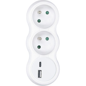 Solight 2 Plug + 2 USB (P100USBC)