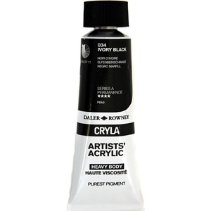 Daler-Rowney Cryla Artists’ АКРИЛНА боя Ivory Black 75 ml 1 бр (125075034)