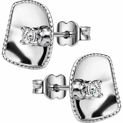 Zlaton Náušnice žluté zlato s kamenem 1.8g 001082611191