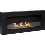 GMT Infinity 900x400 Box Black + glass Камини