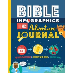 Bible Infographics for Kids Adventure Journal: 40 Faith-Tastic Days to Journey with Jesus in Creative Ways (ISBN: 9780736982948)
