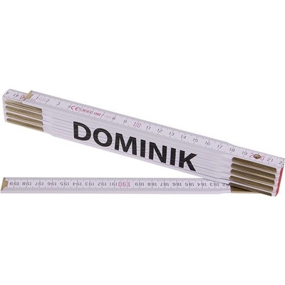 Kola Pirkl Metr skládací 2m DOMINIK Profi bílý dřevo